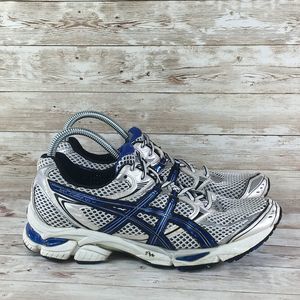 Asics | Shoes | Asics Gelcumulus 2 Mens 1 Silver Blue | Poshmark